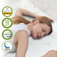 thumbnail image 3 of Vyfipt 8" Green Tea Gel Memory Foam Mattress with Bamboo Cover Made in USA, Medium Firm, Twin XL Size, 3 of 11