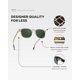 thumbnail image 5 of Gafas de sol WearMe Pro Nick Polarized Modern Square Frame, 5 of 8