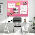 thumbnail image 6 of Topboutique Cork Board Alternative 12 Pack 12*12 inch Felt Bulletin Board Felt Wall Tiles Wall Organization Panels Pin Board Tack Board with Self Adhesive Stickers & Pushpins-Safe Removable-Peachblow, 6 of 8