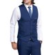 thumbnail image 2 of Chaleco de traje para hombre Chaleco informal de negocios ajustado con cuello en V fino, 2 of 4