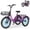 Purple, variant on MOONCOOL TK1 Folding Electric Tricycle for Adults,48V 14.5Ah Removable battery, 1000W Motor, 20" Fat Tire Step-Thru 3 Wheel Electric Bicycle W/ Front & Rear Storage Bag Kit