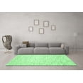 thumbnail image 3 of Ahgly Company Indoor Rectangle Abstract Emerald Green Contemporary Area Rugs, 4' x 6', 3 of 4