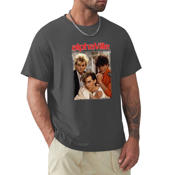 Camiseta Alphaville para niño camisetas pesadas en blanco de secado rápido para hombre