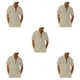 thumbnail image 1 of Camisa Qarigey para hombres con botones Verano Fiesta en la piscina Playa Slim Fit Caqui XL Type2 NO2, 1 of 6