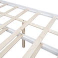 thumbnail image 7 of Royard Oaktree Full Size Platform Bed with Storage Headboard and LED Light, Multi-functional Bed Frame with Twin Size Trundle and 3 Drawers, Wood Storage Bed with Slat Support, White, 7 of 7