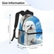 thumbnail image 2 of Disketp Cute Cloud Bichon Frise Mochila Ligera Clásica con Múltiples Bolsillos, Mochila Casual para Hombre y Mujer, Ideal para Escuela, Trabajo y Viajes, 2 of 6