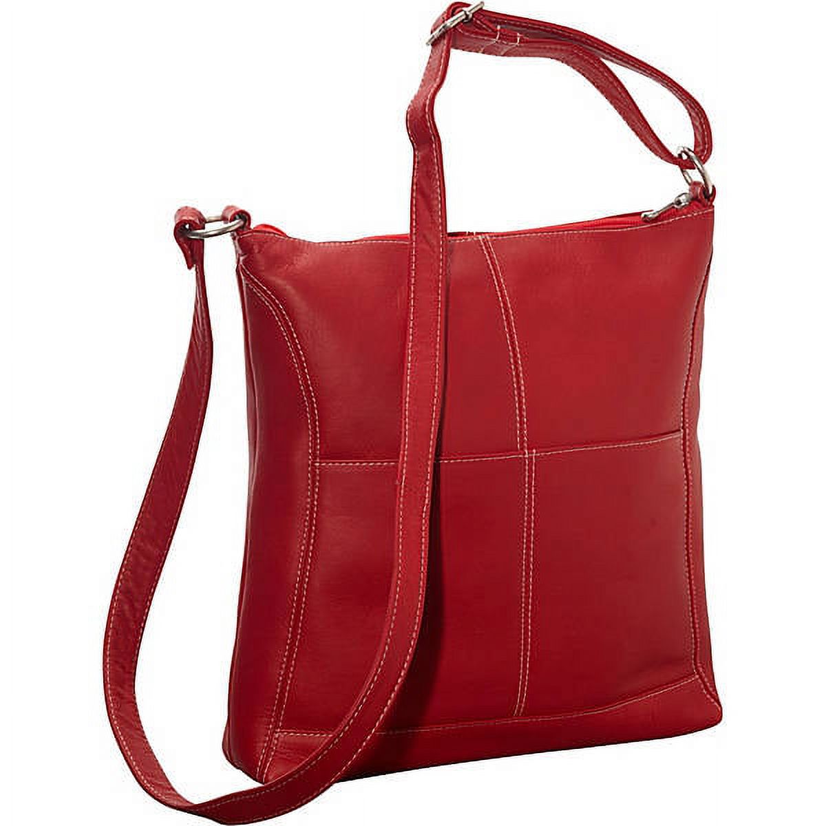 Le Donne Leather Easy Slip Crossbody Shoulder Bag LD-7052 - image 4 of 5