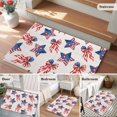 thumbnail image 2 of Rectangle Rug 2x3ft Area Rug, 4th of July Stripes and Stars Bow Area Rugs for Living Room Bedroom, Vintage Independence Day Floor Mat Non-Slip Non-Shedding Carpet Indoor Accent Rugs, 2 of 9