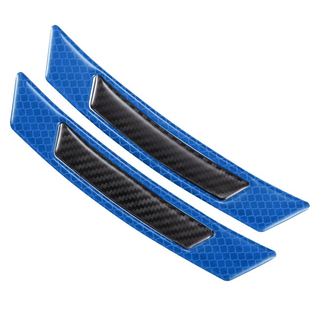 2uds 3D Reflectante Raya Pegatinas Alta Intensidad Azul