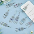 thumbnail image 5 of 36Pcs 9 Colors Alloy Dream Catcher Charms European Dangle Charms with Plastic Evil Eye Woven Net with Feather Pendant for DIY Bracelet Necklace Jewelry MakingHole: 4.5mm Colorful, 5 of 7