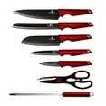 thumbnail image 2 of Berlinger Haus  8-Piece Knife Set w/ Acrylic Stand Burgundy, 2 of 4