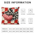 thumbnail image 5 of JEUXUS Buffalo Plaid Valentines Day Pillow Covers  Valentines Day Decor Polka Dot Red Heart with Bow Love Truck Valentine Pillows Decorative Throw Pillows Valentines Day Decorations G169-18, 5 of 5
