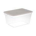 thumbnail image 1 of Sterilite 54.9 L BoÎte de Rangement Gris, 1 of 3
