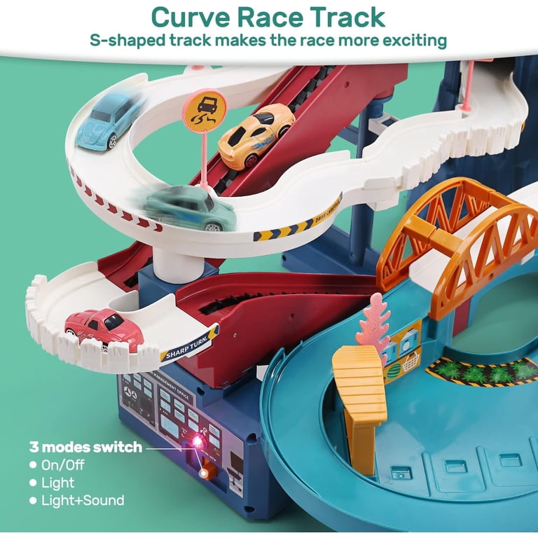 JoyStone Dinosaur Race Track Playset with Electric Ramp photo 4