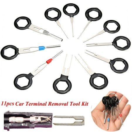 Connector Removal - 11pcs CAR Terminal Removal Tool Kit Wiring connector Pin Release Extractor Puller