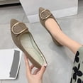 thumbnail image 2 of Taqqpue Women Shoes Under 15 Dollars Women's Versatile Plus-Size Pointed-Toe Multi-Color Metallic Embellished Comfortable Flat Shoes for Women, 2 of 6