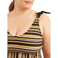 thumbnail image 5 of Women's Plus Size Spirit Stripe Tankini Top, 5 of 5