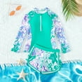thumbnail image 3 of RUTAYY New Hot Spring Children Separate Swimsuit Cute Yoga Swimsuit For The Beach Pool Brazilian Swimwear Beachwear, 10-11, 3 of 3