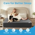 thumbnail image 3 of BEDLORE Waterproof Mattress Protector, Queen Size Mattress Pad, Breathable Mattress Cover Washable with 6''-18'' Deep Pocket, Soft & Comfortable (Gray), 3 of 10