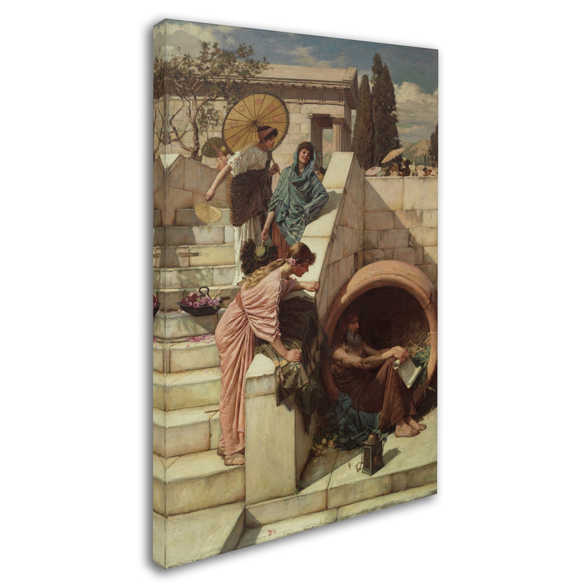 Trademark Fine Art 'Diogenes' Canvas Art by John Waterhouse