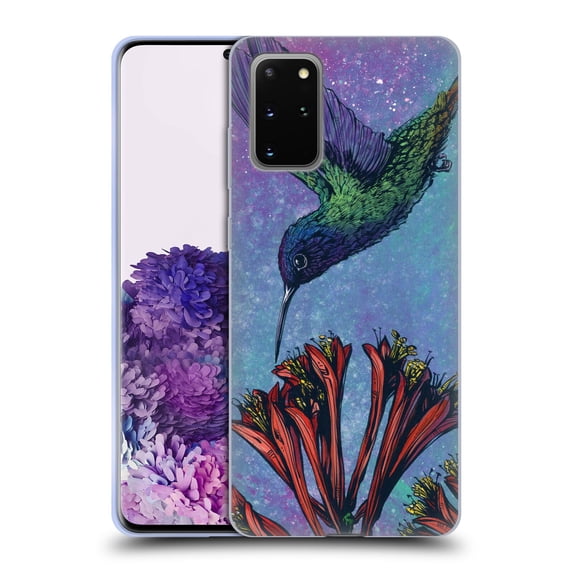 Head Case Designs Officially Licensed David Lozeau Colourful Grunge The Hummingbird Soft Gel Case Compatible with Samsung Galaxy S20+ / S20+ 5G
