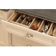 thumbnail image 3 of Goo-Ki Champagne Bronze Cabinet Knobs with Backplate, Zinc Alloy Drawer Knobs for Dresser,Wardrobe,Cupboard,Cabinet Hardware, 6 Pack, 3 of 8