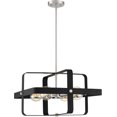 thumbnail image 7 of Nuvo Lighting 60/6622 Prana 4 Light 20" Wide Chandelier - Black, 7 of 7