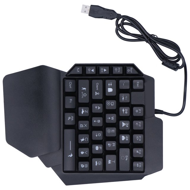 Teclado Mecánico, Teclas Sin Conflicto Teclado De Una Mano Amplia Compatibilidad Para Computadora ANGGREK Otros