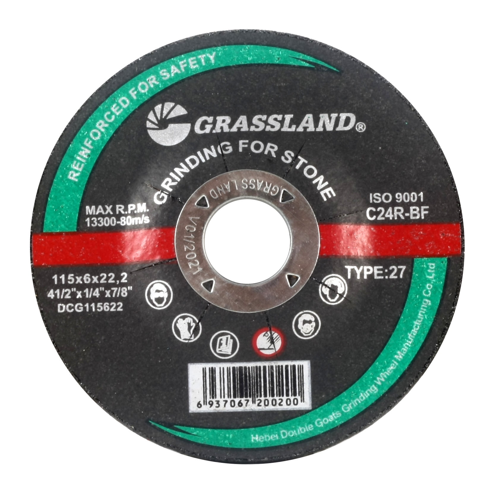 Grinding Disc, Concrete/Masonry/Stone Grinding wheel 41/2" x 1/4" x