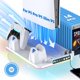 thumbnail image 1 of Dock de Enfriamiento para PS5 Pro / Slim, Cargador RGB, 14 Discos, Soporte para Auriculares, 1 of 7