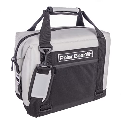 Polar Bear Coolers 12 Pack Original Soft Cooler Silver