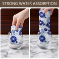 thumbnail image 6 of 4 Pcs Pioneer Flower Floral Print Pattern Funny Kitchen Towels, Microfiber Dish Towels, Kitchen Tea Towels Set 18" X 26", 6 of 6