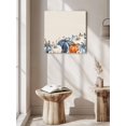 thumbnail image 5 of Wall Art Prints, Thanksgiving Pumpkin Framed Canvas Prints for Bedroom Living Room Bathroom Office, Fall Farmhouse Eucalyptus Leaves Gallery Wrap Wall Art Poster for Gifts Home Decor 8"x8", 5 of 9