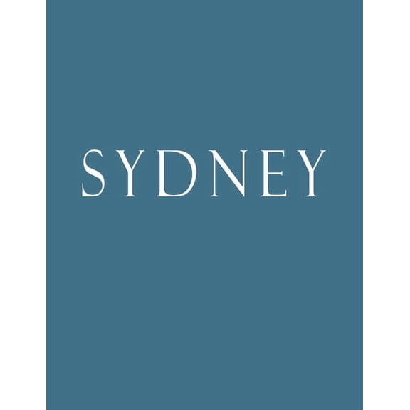 Sydney: Decorative Book to Stack Together on Coffee Tables, Bookshelves and Interior Design - Add Bookish Charm Decor to Your Home - Stack Deco Books together to create Your unique Fashion Design styl