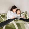 thumbnail image 5 of Castle Fairy Minimalist Vintage Stripes Queen Comforter Set,Abstract Bedding Comforter Set, 5 of 8