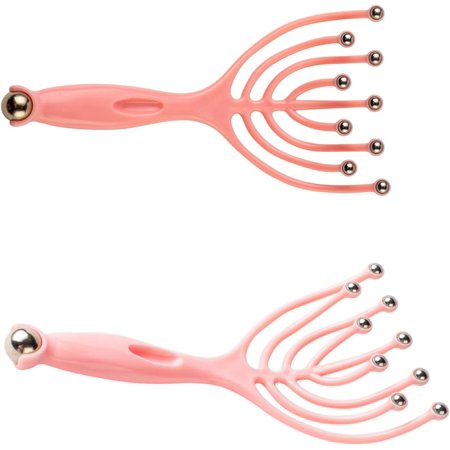 2 Pcs Handheld Scalp Massager - 9 Claw Head Massager Scalp Relaxing Stress - Protable Spa Hair Massage Comb Scratcher Head Tool For Home Office - Promote Scalp Blood Circulation & Help Sleep (1PC, C)