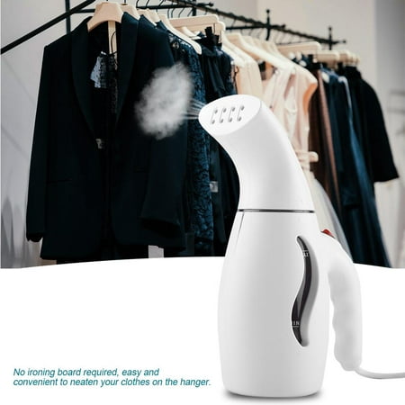 HURRISE Portable Garment Steamer Lightweight Hand Held Travel Steamer for Clothes Curtains (US Plug), Lightweight Clothes Steamer, Travel Garment
