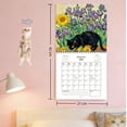 thumbnail image 2 of Cute Kitten Artwork Painting Wall Calendars Monthly Planner, Cats In Famous Paintings Calendar 2026, Classic Van-Gogh Famous Paintings Black Cat Calendars, for Cats Lovers, 2 of 10