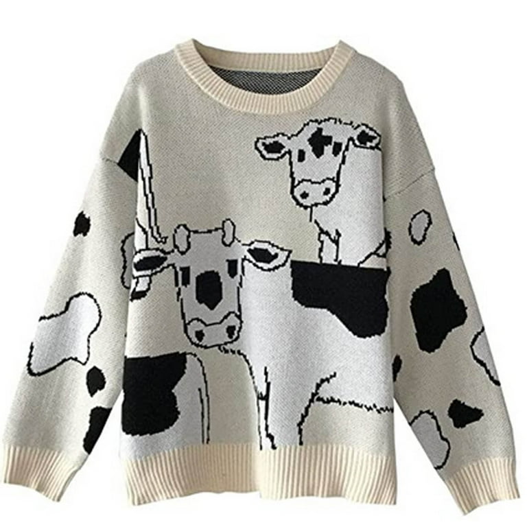 Walmart cow clearance sweater