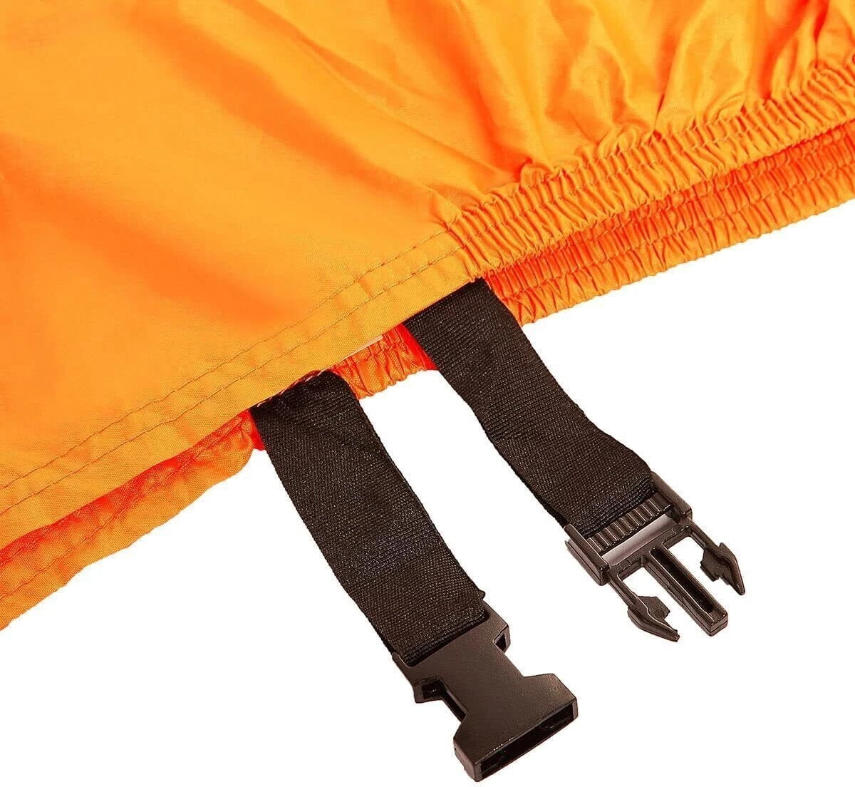 Waterproof Motorcycle Cover for Outdoor Storage, All Season Protection with Lock Holes, Windproof Design and Storage Bag, Fits up to 103" Motorcycles