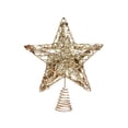thumbnail image 3 of Adorno de estrella para de Navidad, decoración festiva creativa, adorno de estrella para de Navidad para accesorios de fotos Oro, 3 of 8