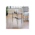 thumbnail image 4 of Sauder Harvey Park Collection - table d'Appoint - grand Noyer - base Noire, 4 of 8
