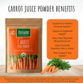 thumbnail image 3 of FeelGood Organic Superfoods Carrot Juice Powder, Vegan, Non-GMO, Gluten Free Vegetable Powder, Pure Carrot Powder, Natural Food Coloring, 7 oz, 3 of 5