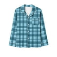 thumbnail image 4 of Wancir Ensemble de Pyjamas de Noël 2 Pcs pour Femmes, Chemises à Manches Longues avec Nœud Mignon, Pantalons, Ensembles de Pjs Graphiques, Confitures de Noël, 4 of 5