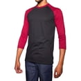thumbnail image 3 of Victorious Men's Baseball Raglan T-Shirt 3/4 Sleeves Jersey, 3 of 4