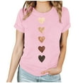 thumbnail image 1 of Christmas Tree Lights, Women's Casual Short-Sleeved T-Shirt with Tree Print, 1 of 7