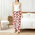 thumbnail image 4 of Pofeuu Hand Drawn Watermelon Print Women's Fashion Pajama Pants with Pockets Comfy Drawstring Sleep Lounge Bottoms-Large, 4 of 6