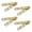 Straight Style, variant on Door Pivot Hinges Cabinet Rotating Hinge Door Fitting Brass Pivot Drawer Hinge (Including 2pcs L-Shaped and 2pcs Straight Hinges)