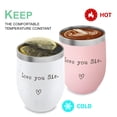 thumbnail image 3 of Taza de Café SHOW-YA Te Quiero Hermana para Hermana 350mL Blanca, 3 of 6