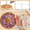 thumbnail image 4 of 1set Beading Bowl Spinner With Beading Thread, Cotton Thread, 2 Beading Needles, Needle Threader, Lobster Clasp, Open Jump Ring And 3 Bags Seed Beads For DIY Jewelry Making Kit, 4 of 4